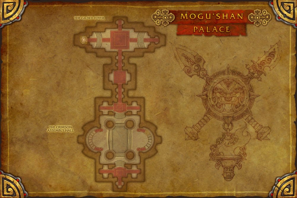 Mogu'shan Palace map