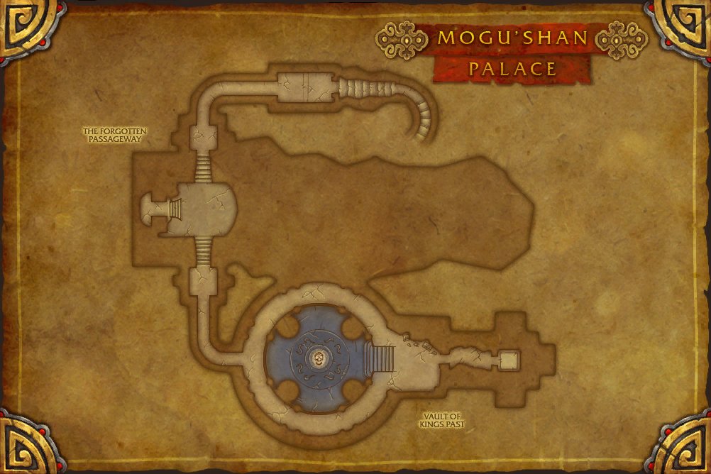 Mogu'shan Palace map