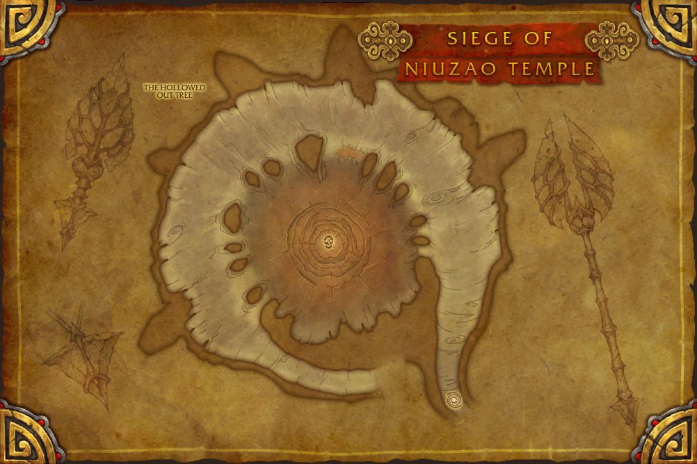 Siege of Niuzao Temple map