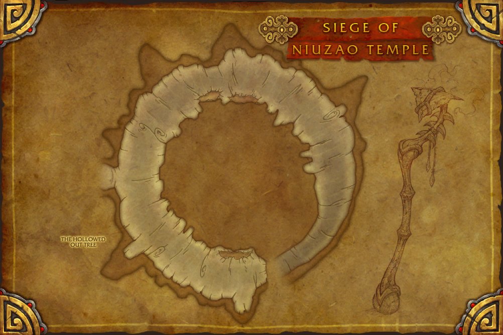 Siege of Niuzao Temple map
