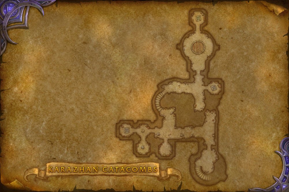 Karazhan Catacombs map