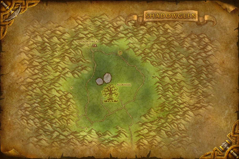 Shadowglen map