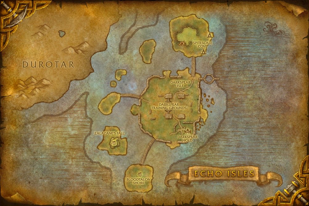 Echo Isles map