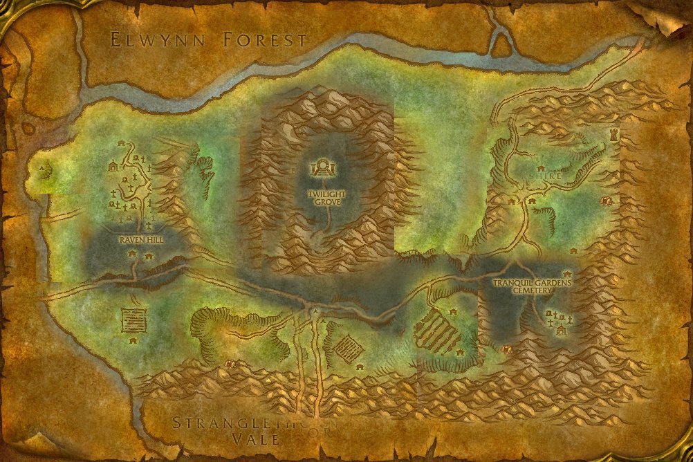 Duskwood map
