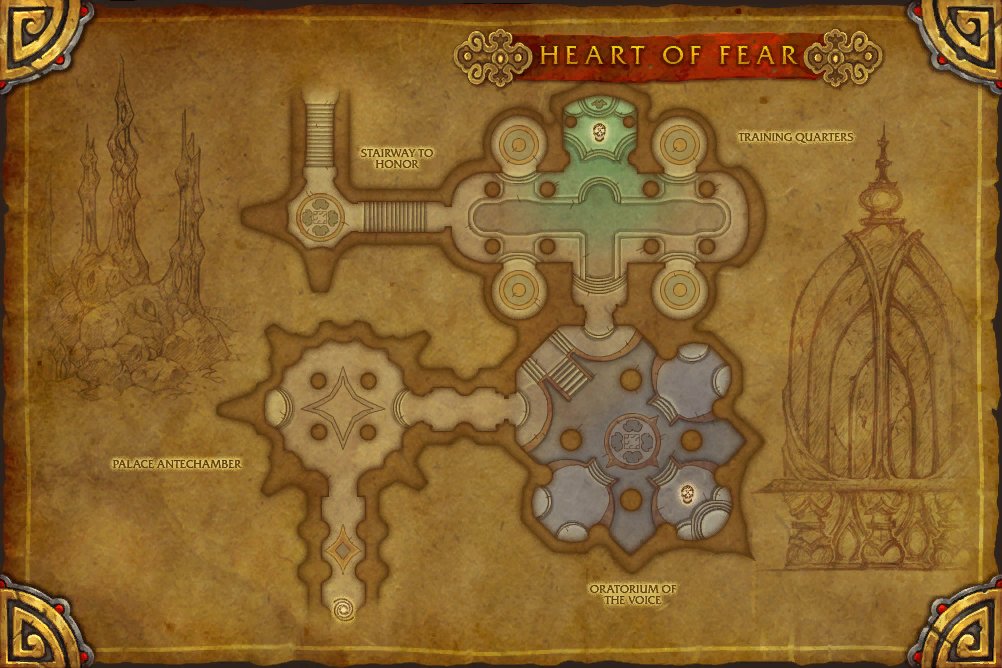 Heart of Fear map