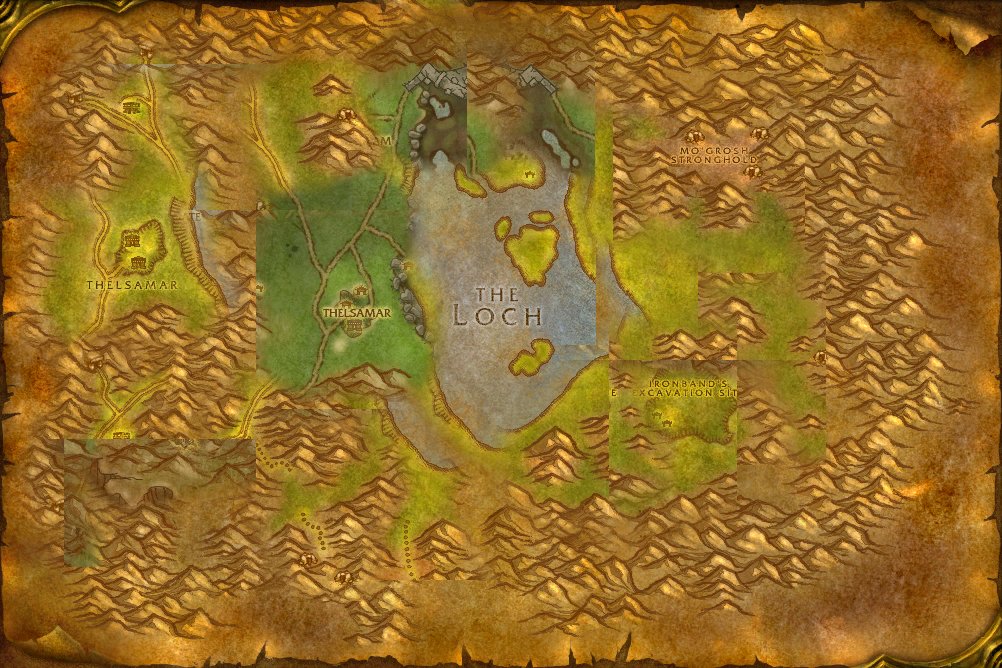 Loch Modan map