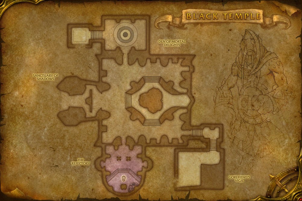 Black Temple map