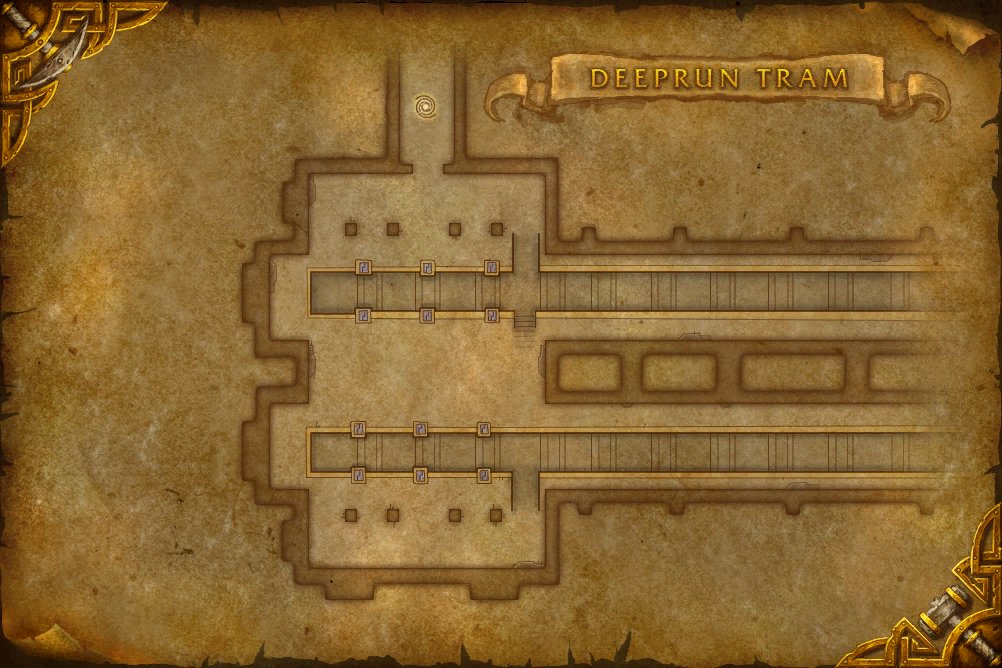 Deeprun Tram map