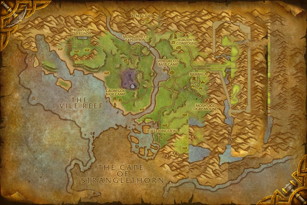 Northern Stranglethorn map