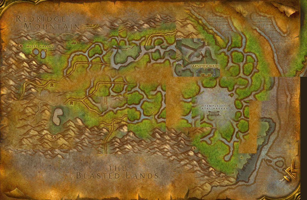 Swamp of Sorrows map