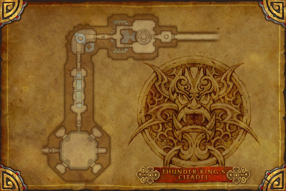 Thunder King's Citadel map
