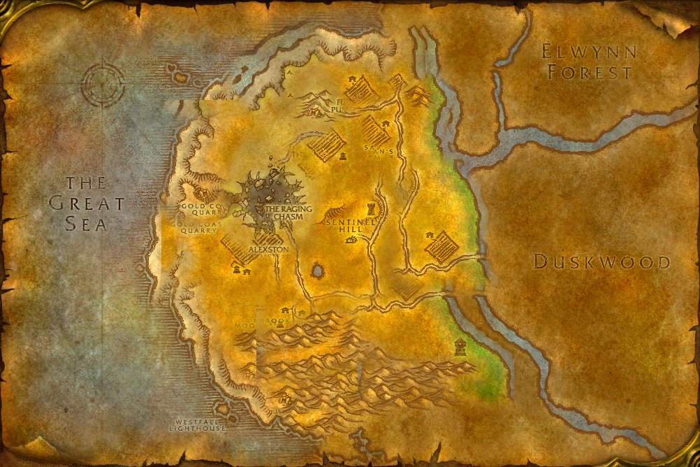 Westfall map