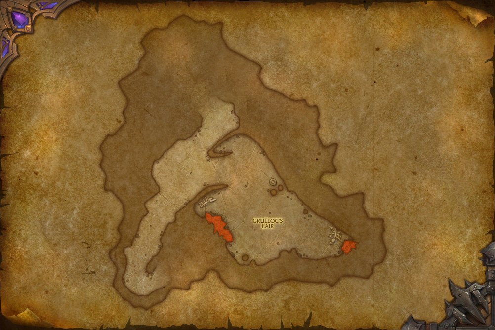 Grulloc's Grotto map