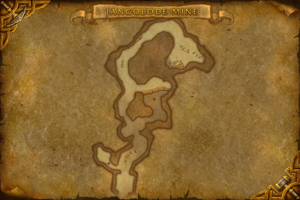 Jangolode Mine map