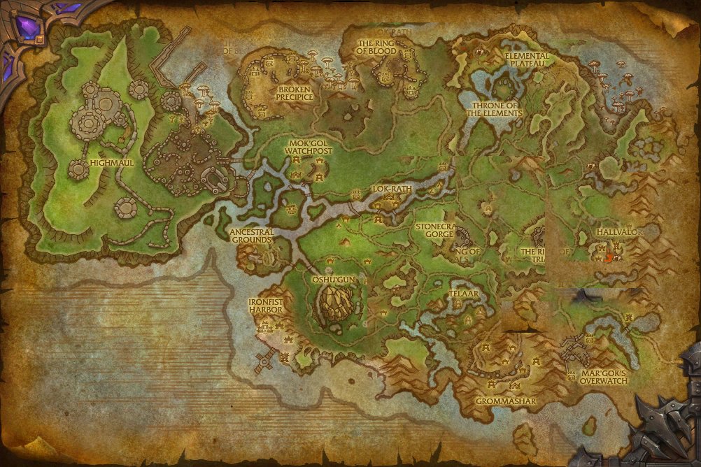 Nagrand map