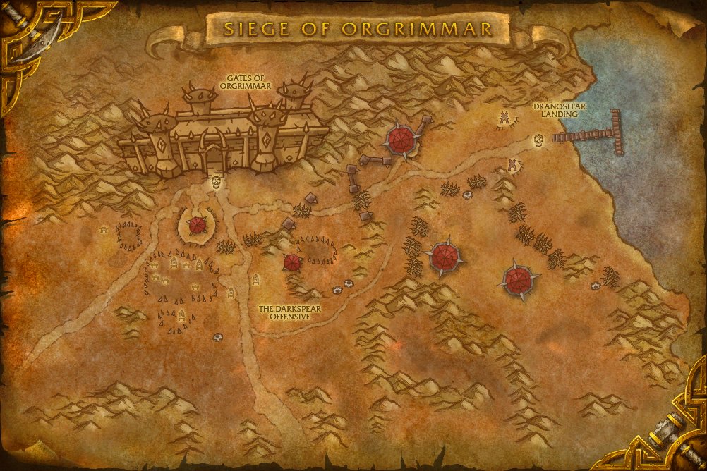Siege of Orgrimmar map
