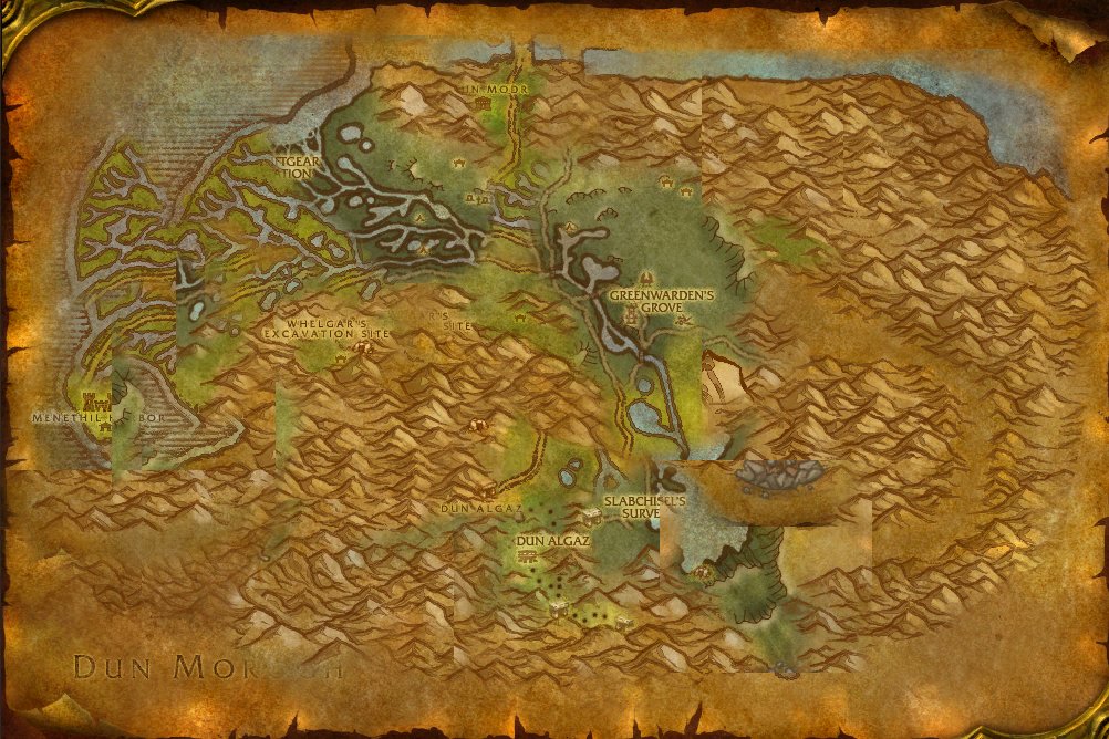 Wetlands map
