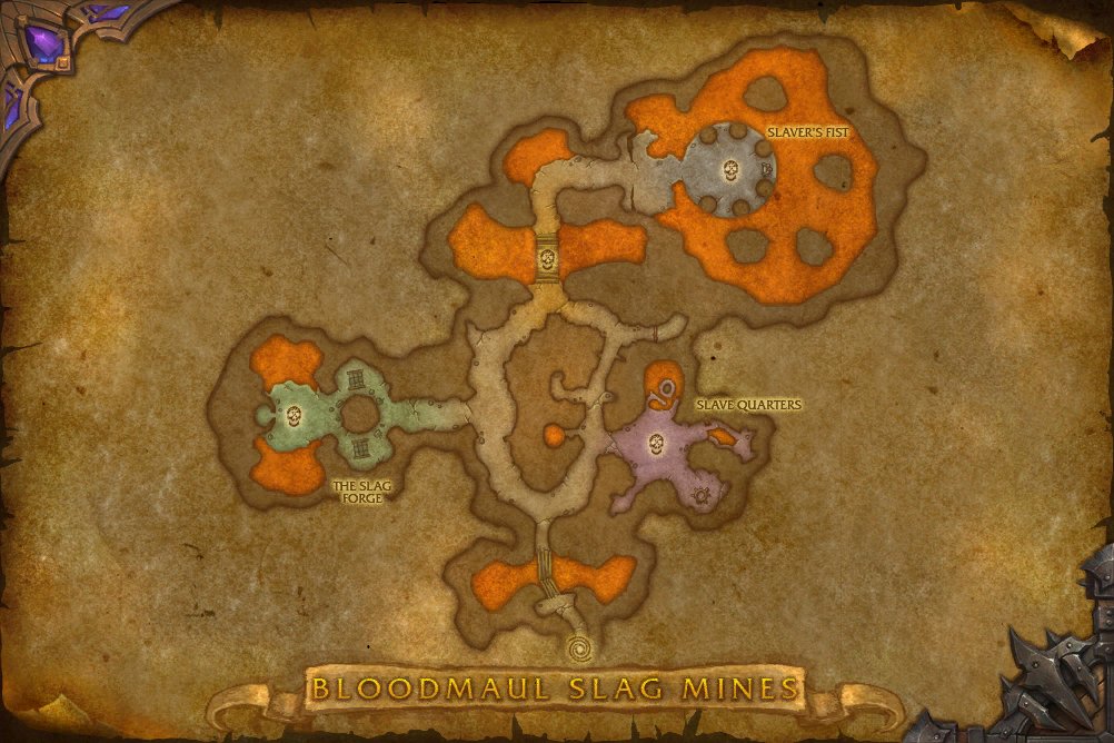 Bloodmaul Slag Mines map