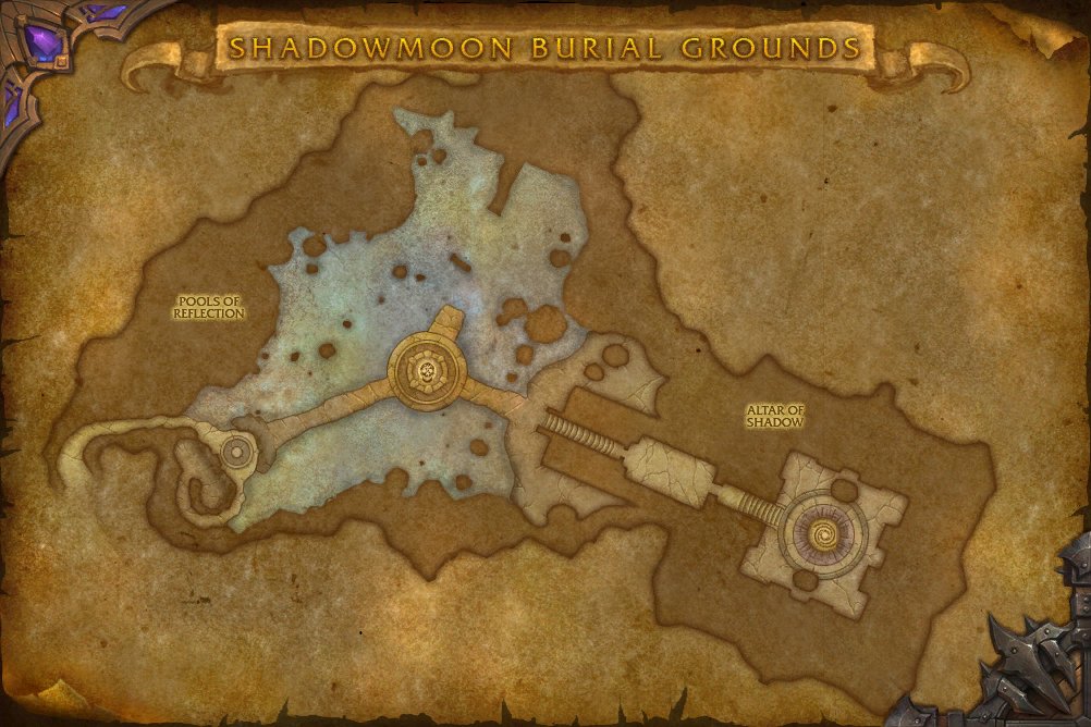 Shadowmoon Burial Grounds map