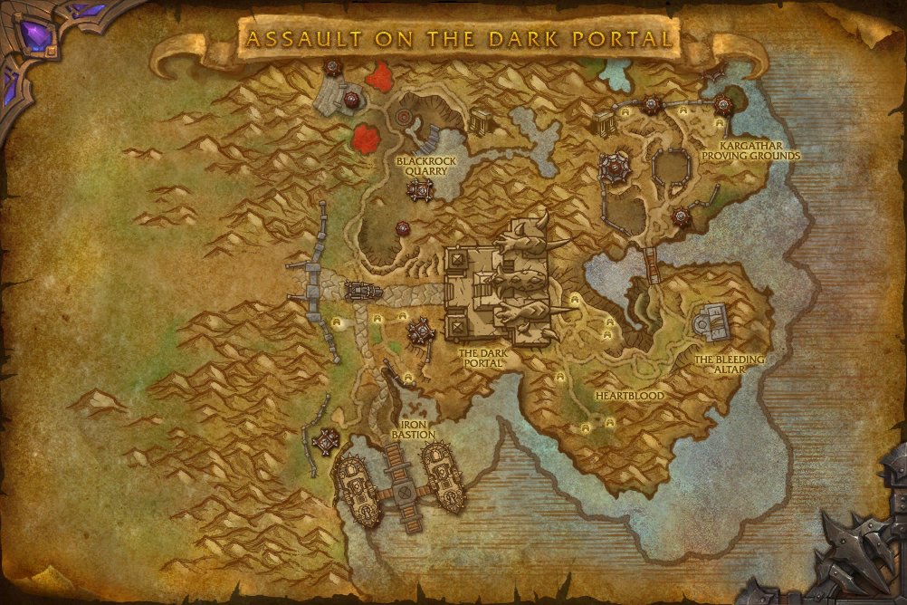 Tanaan Jungle map