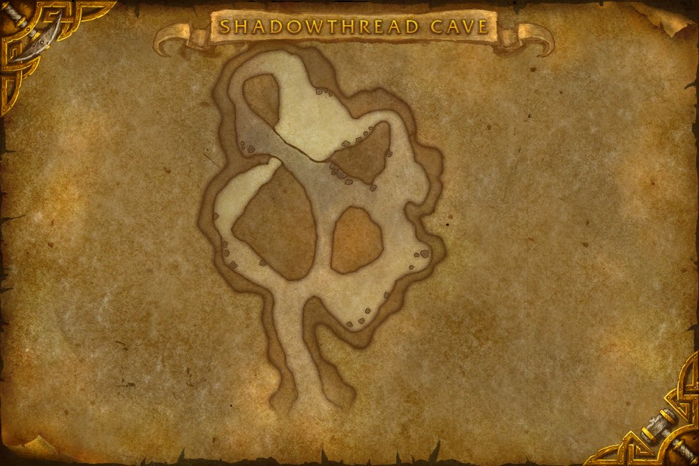 Shadowthread Cave map