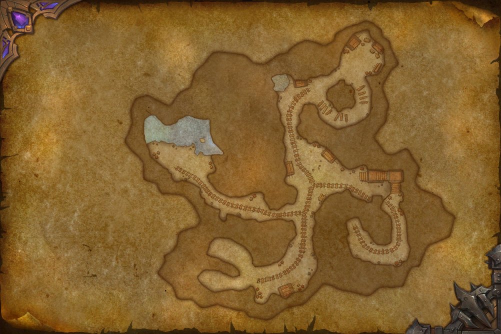Lunarfall Excavation map