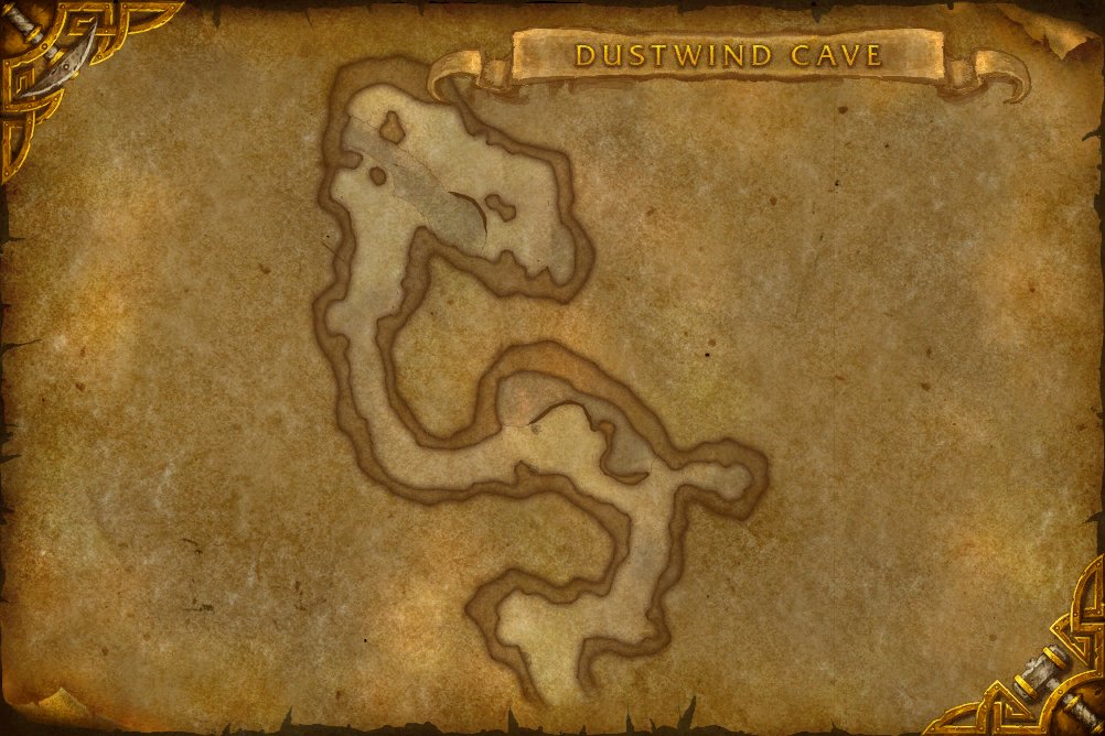 Dustwind Cave map