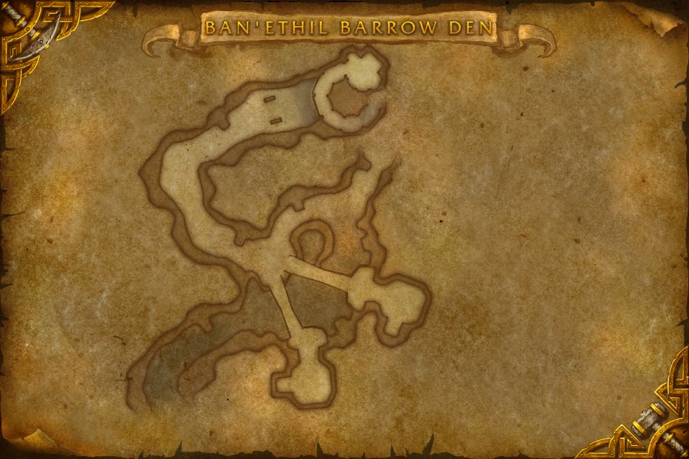 Ban'ethil Barrow Den map