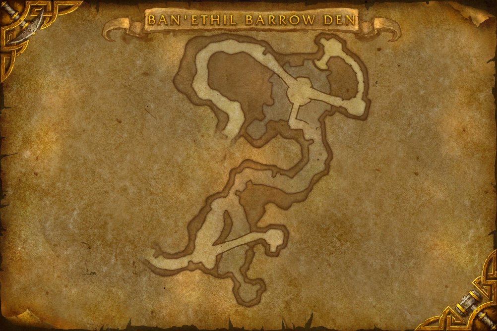 Ban'ethil Barrow Den map