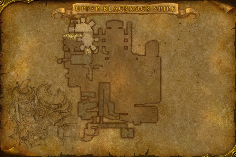 Upper Blackrock Spire map