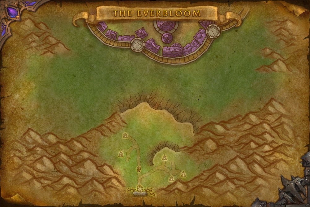 The Everbloom map