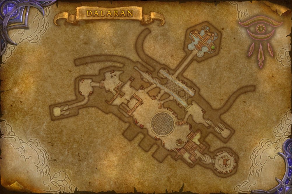 Dalaran map