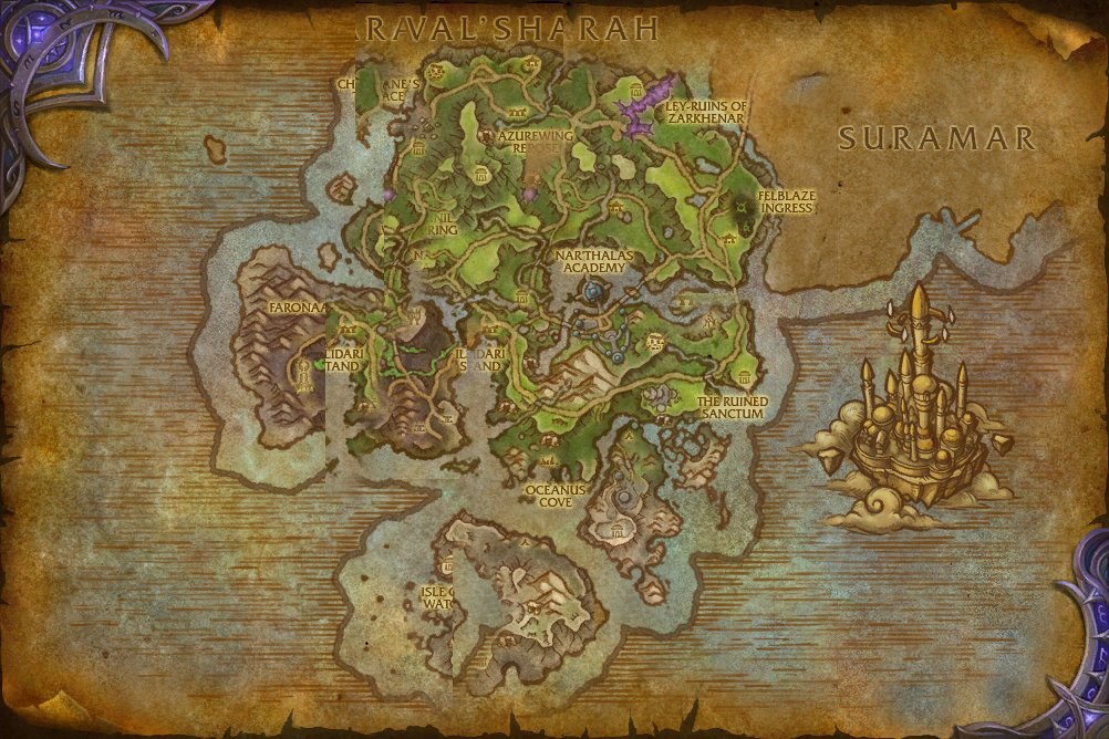 Azsuna map