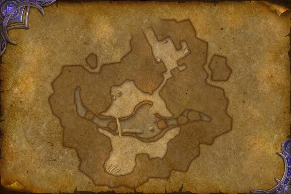 Cave of the Blood Trial map
