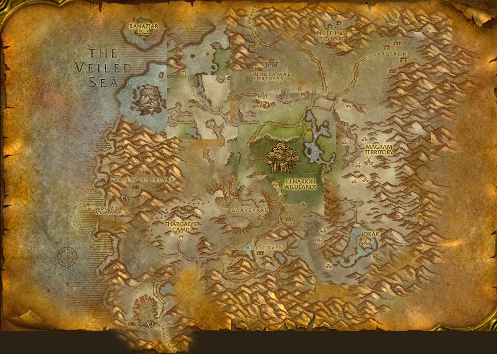 Desolace map
