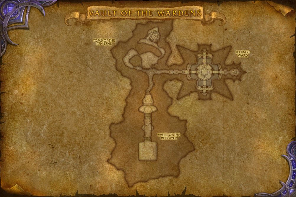 Vault of the Wardens map