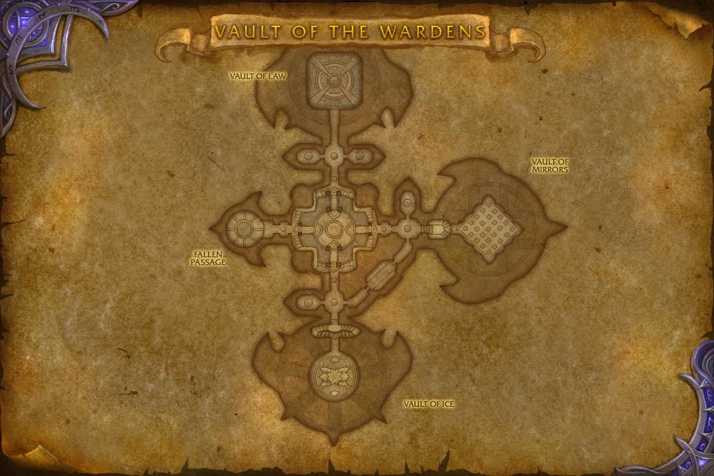 Vault of the Wardens map