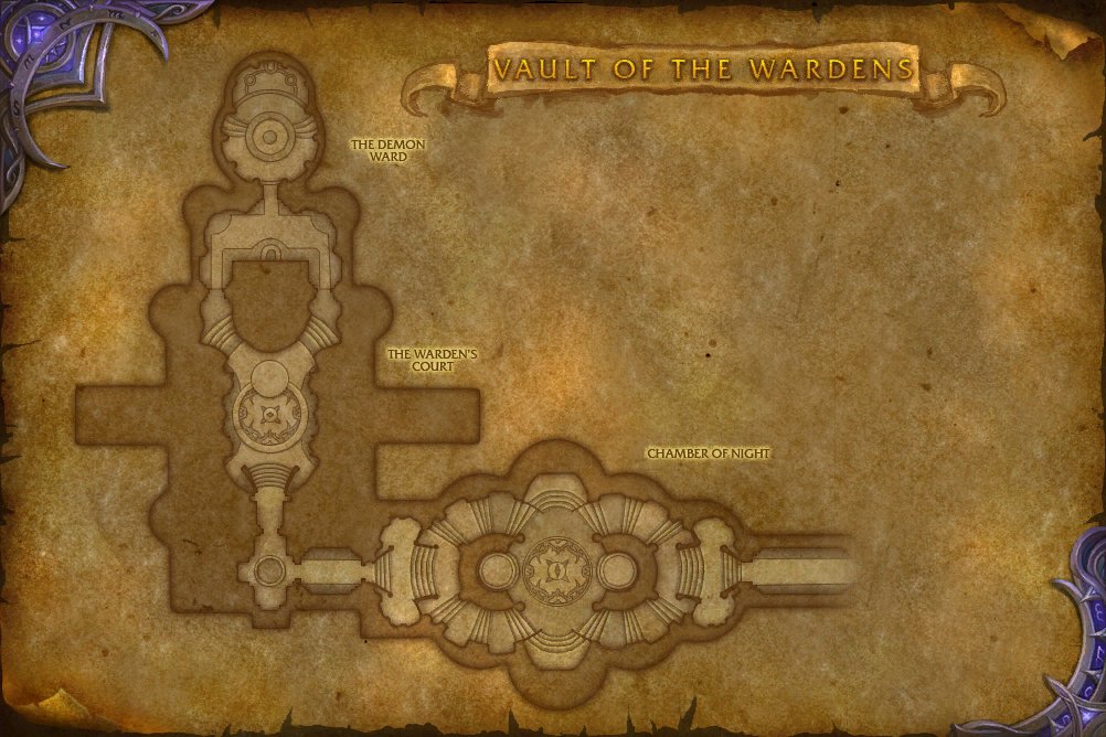 Vault of the Wardens map