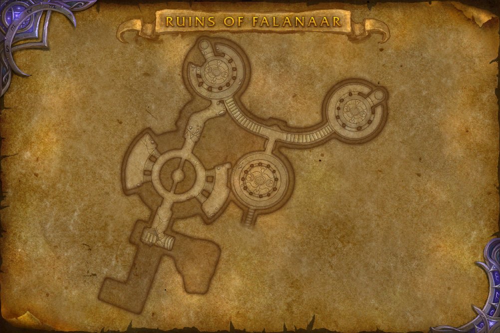 Falanaar Arcway map