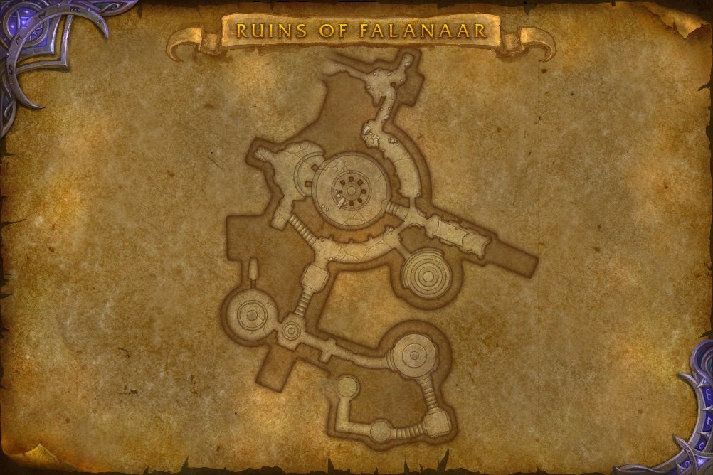 Falanaar Arcway map