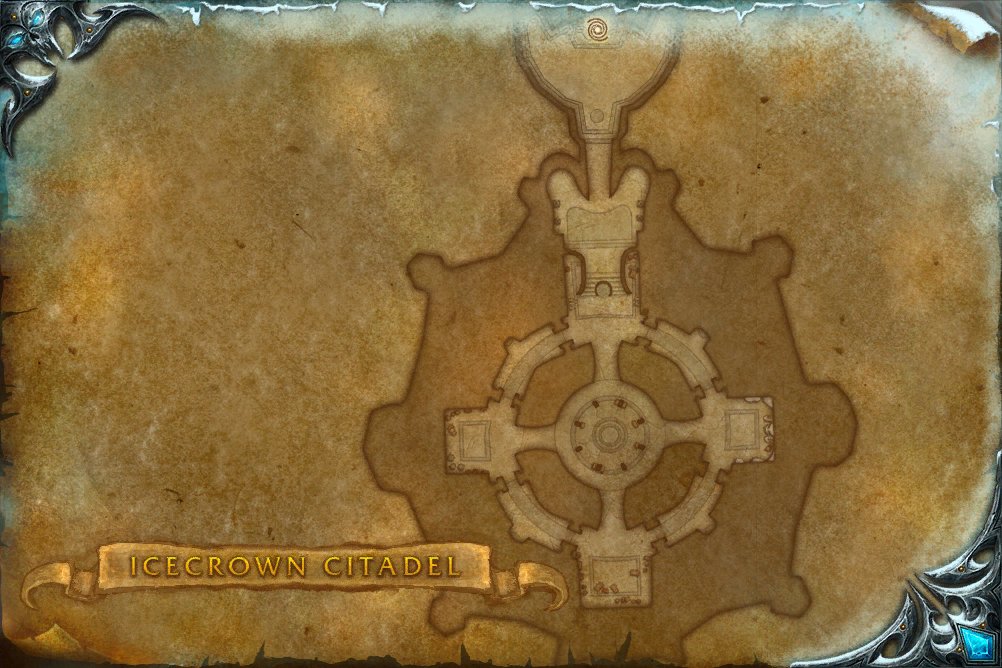 Icecrown Citadel map