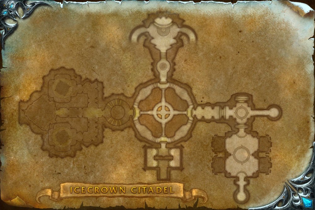 Icecrown Citadel map