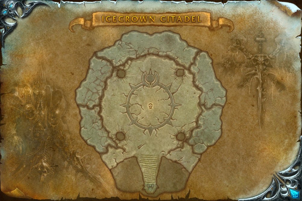 Icecrown Citadel map