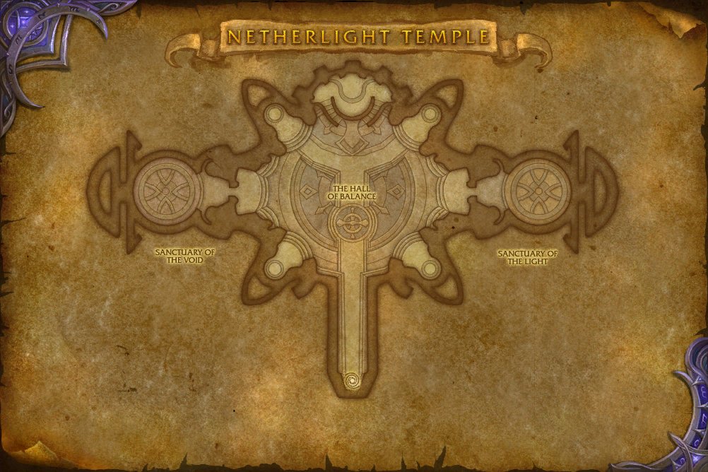 Netherlight Temple map