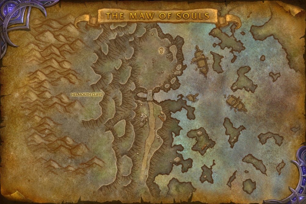 Helmouth Cliffs map