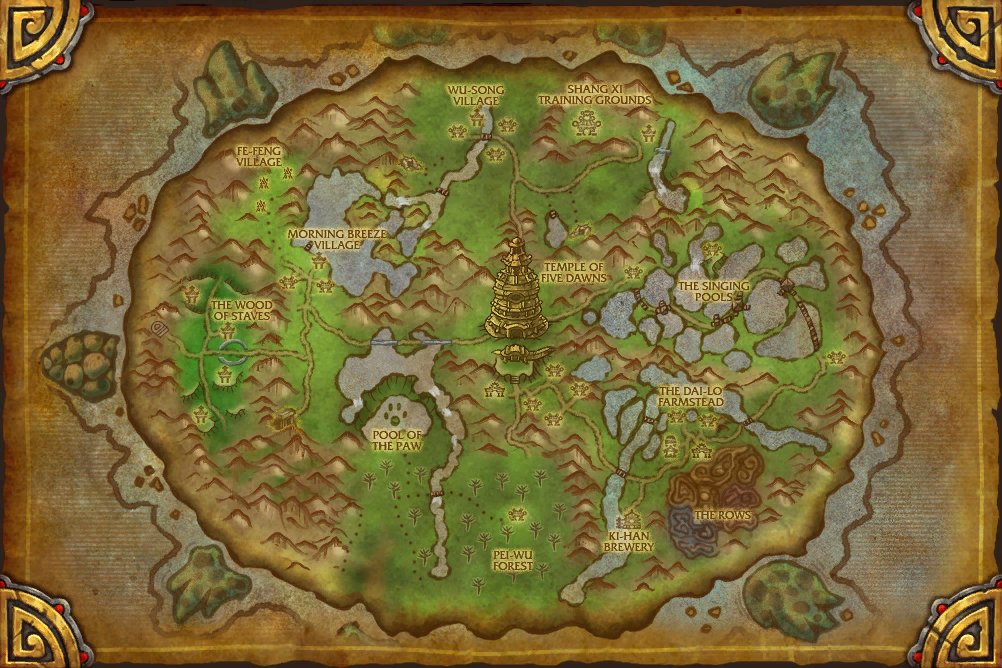The Wandering Isle map