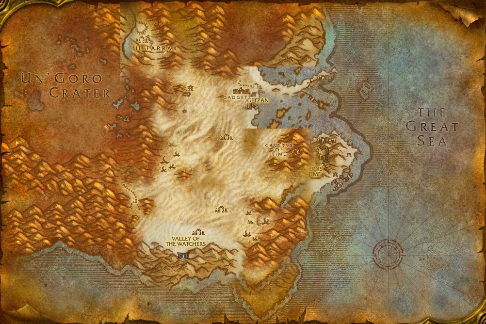 Tanaris map