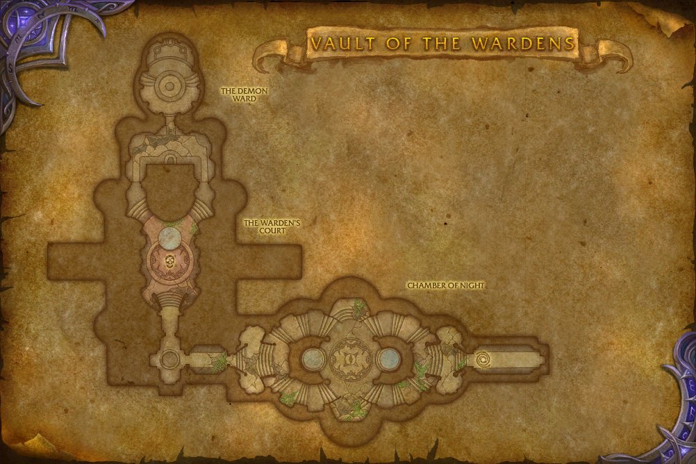 Vault of the Wardens map