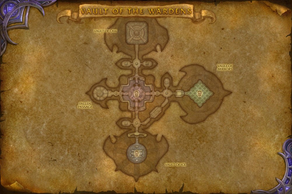 Vault of the Wardens map