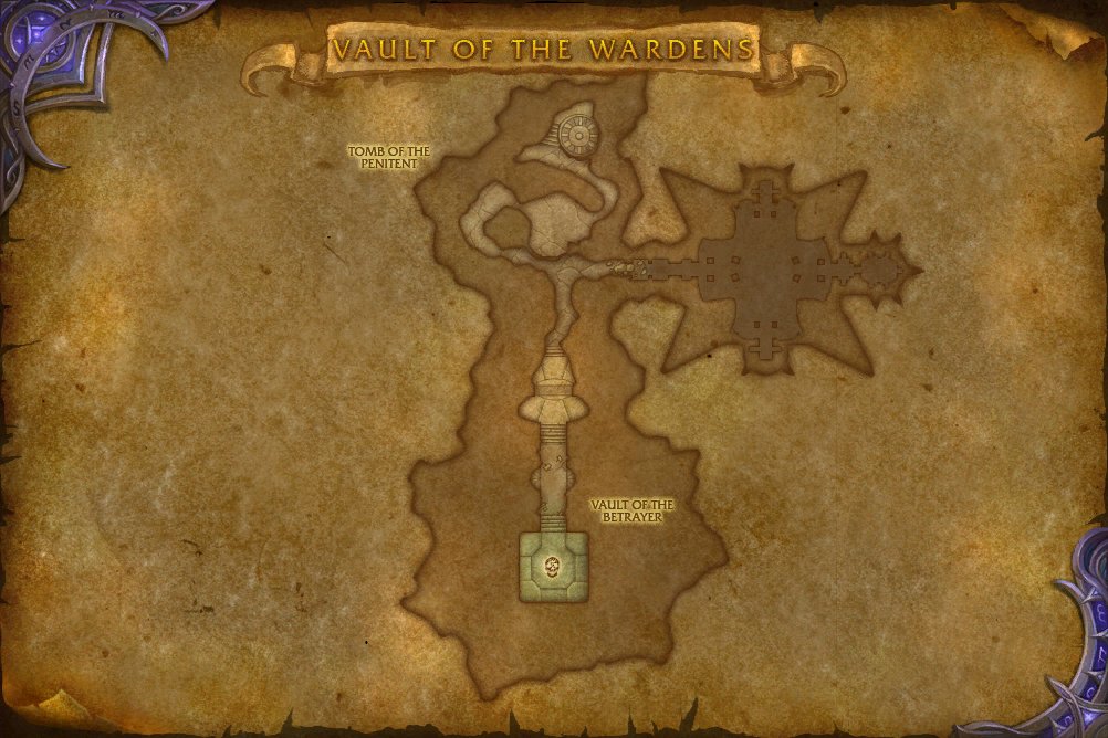 Vault of the Wardens map